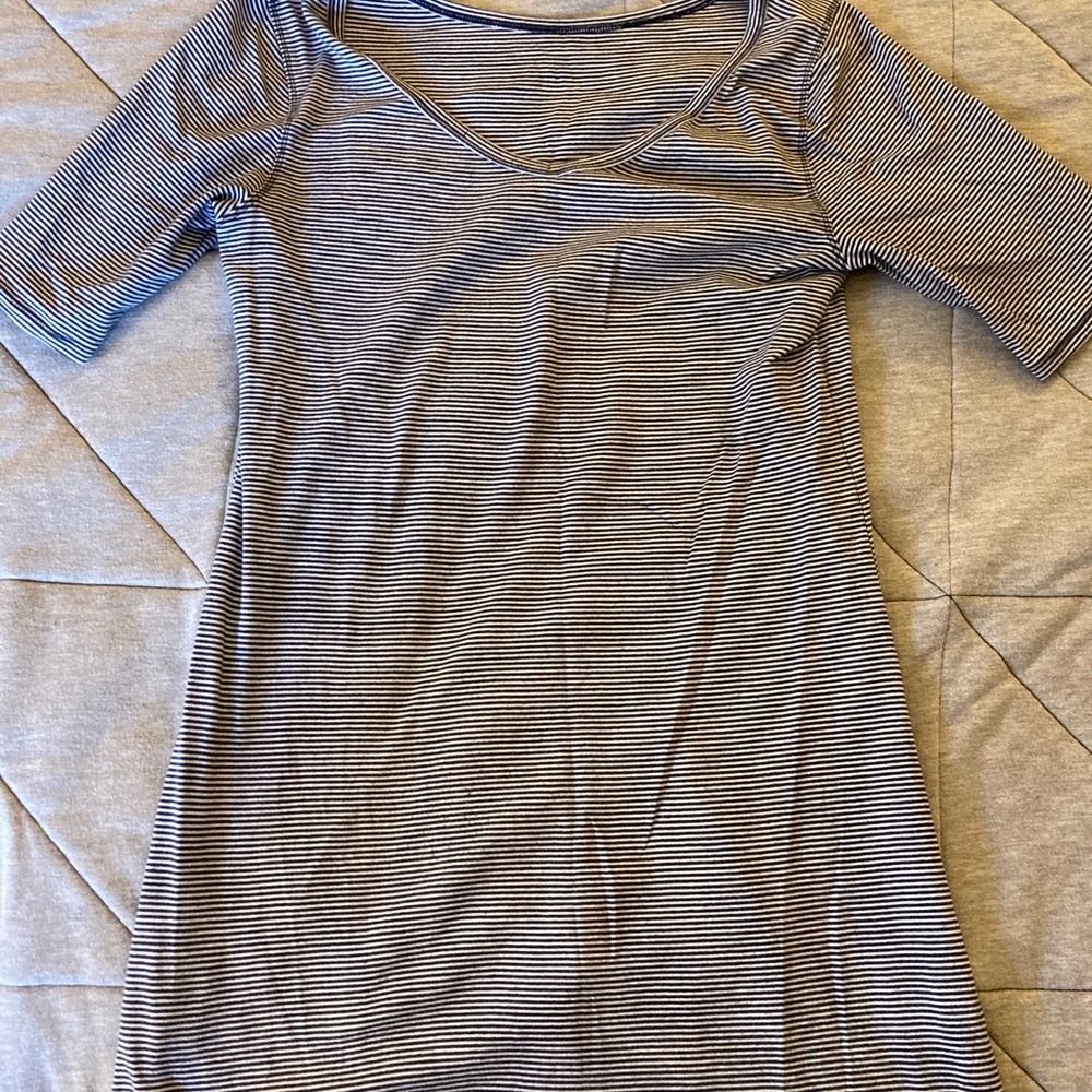 Reversible Royal Robbins navy & white dress